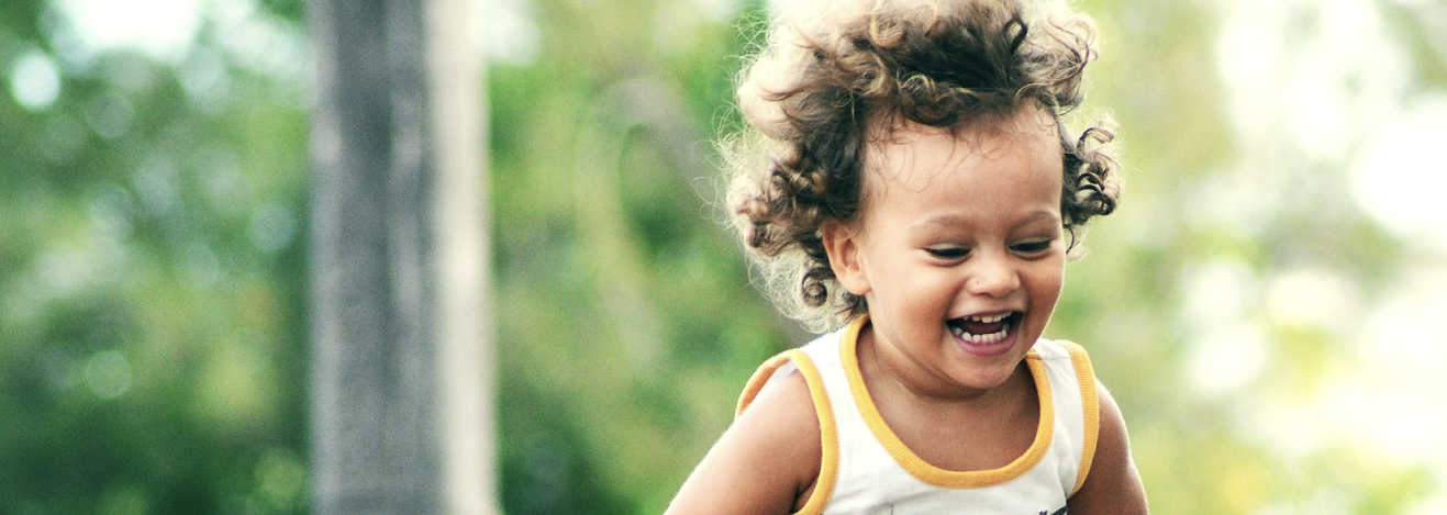toddler running