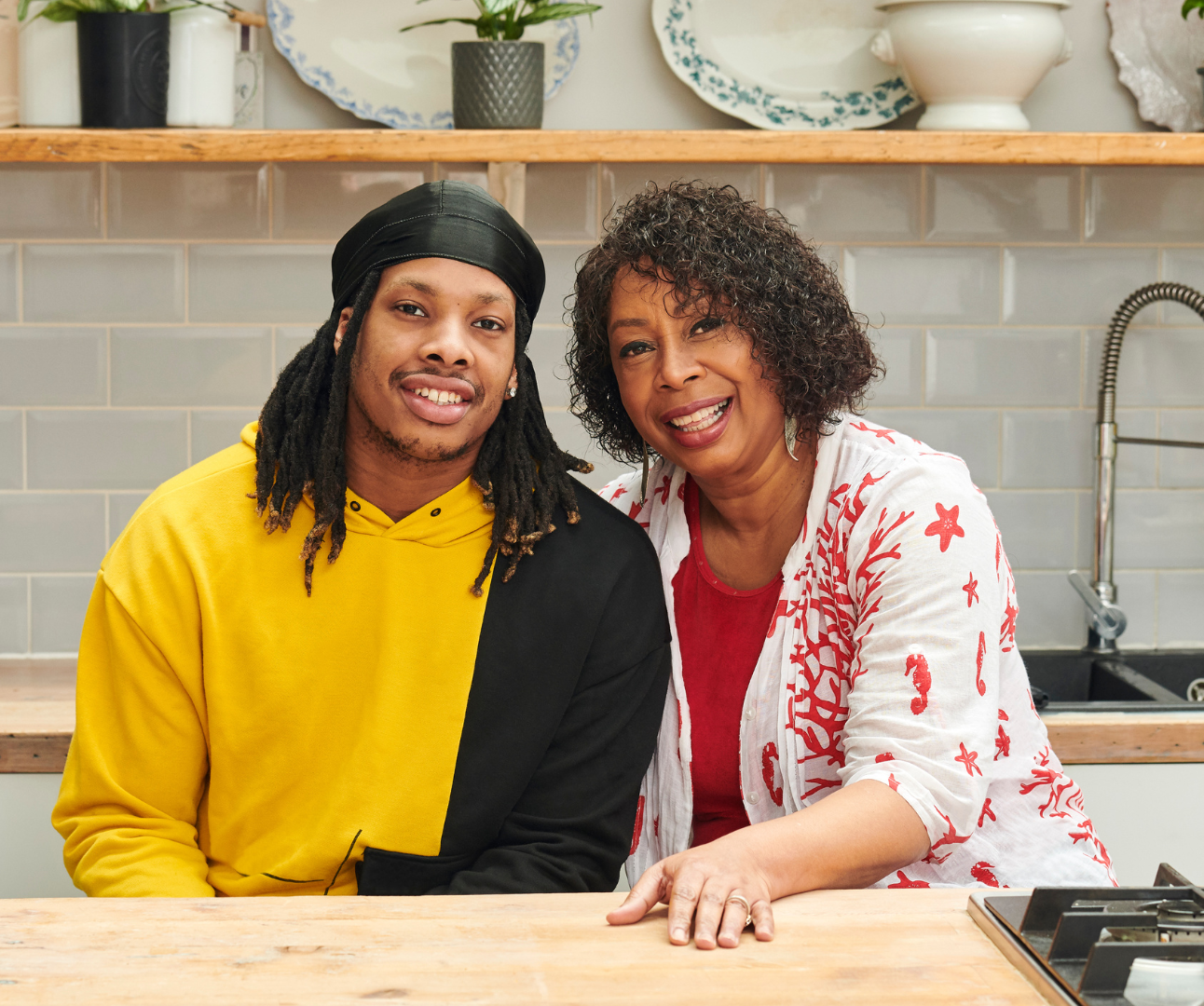 adoptive parent and child